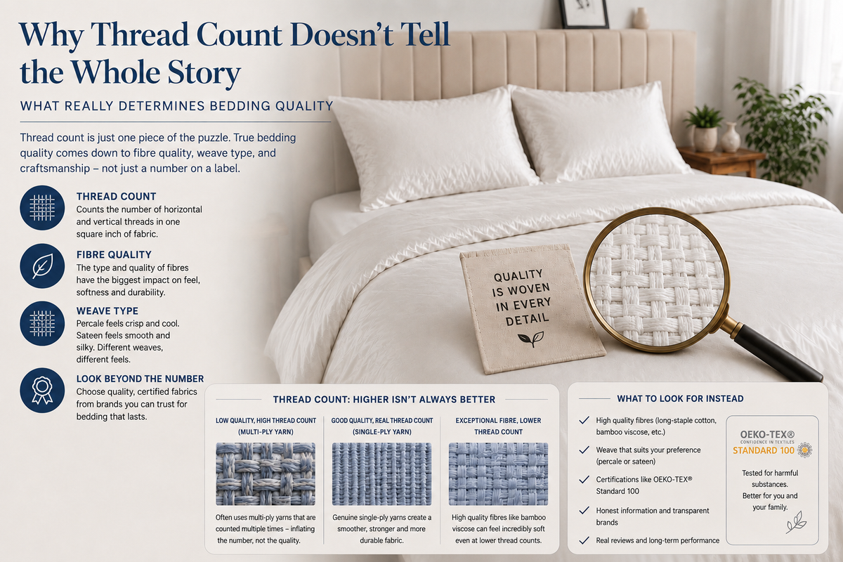 Why Thread Count Doesn’t Tell the Whole Story About Bedding Quality