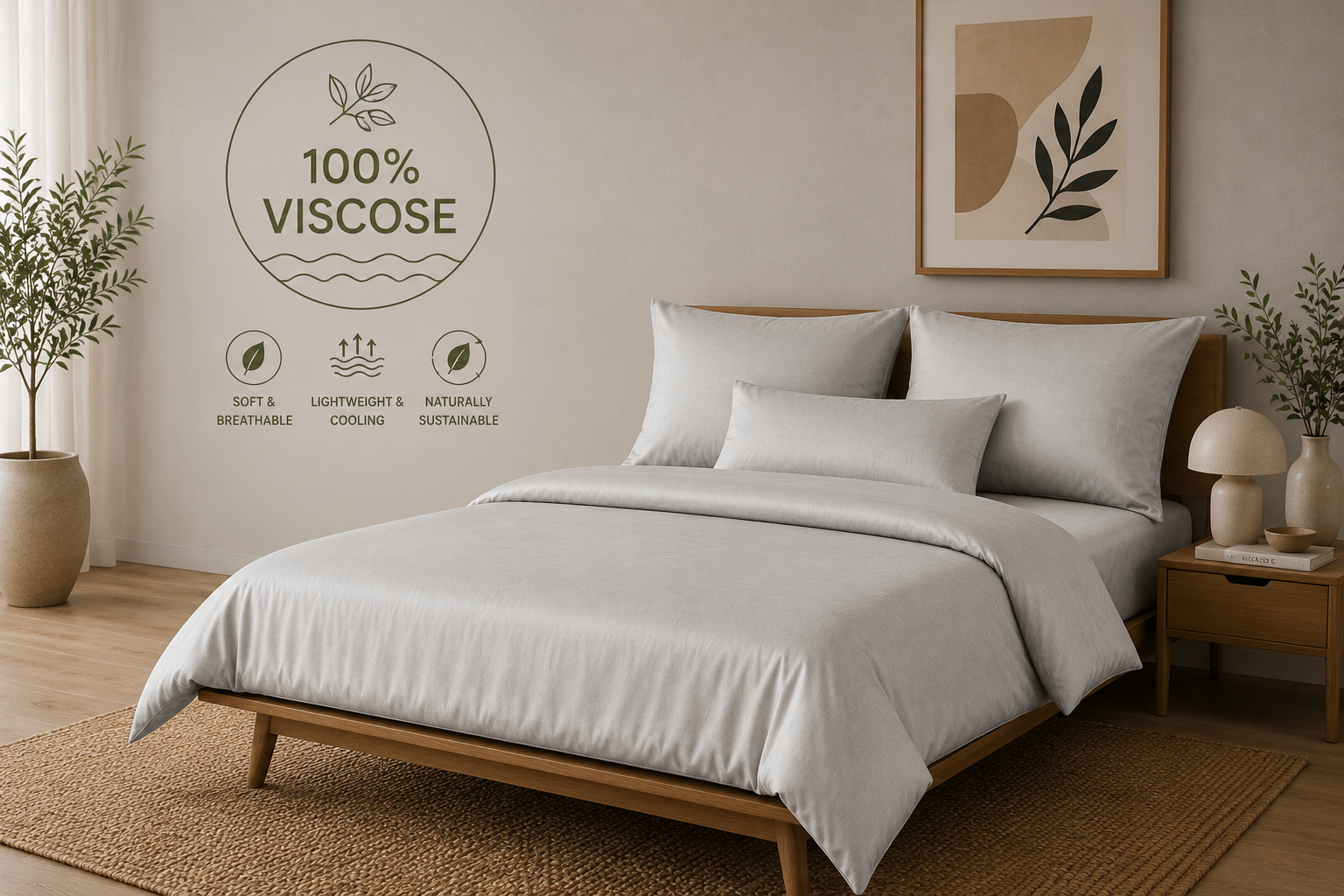Luxury Bamboo Viscose Duvet Cover