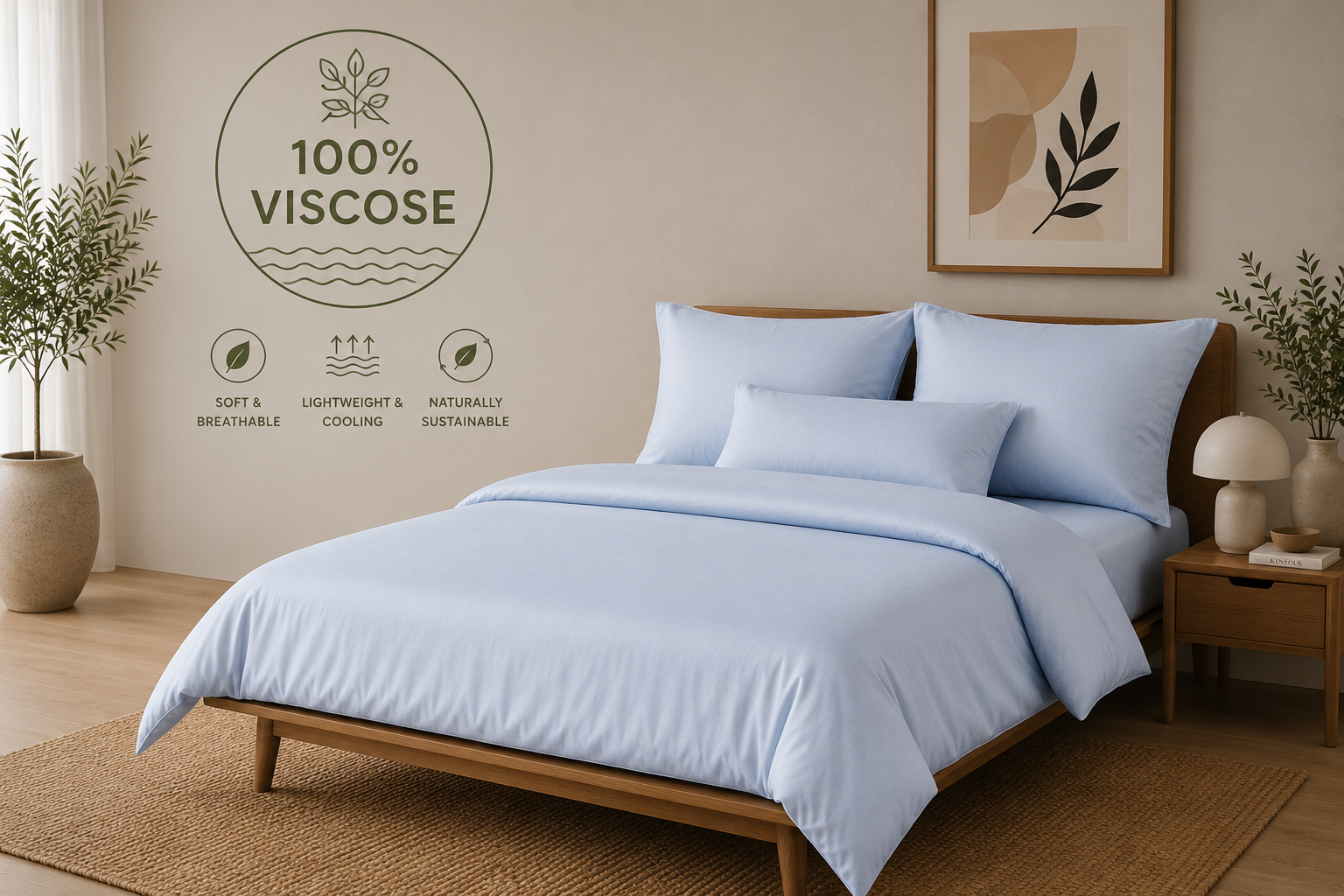 Luxury Bamboo Viscose Duvet Cover