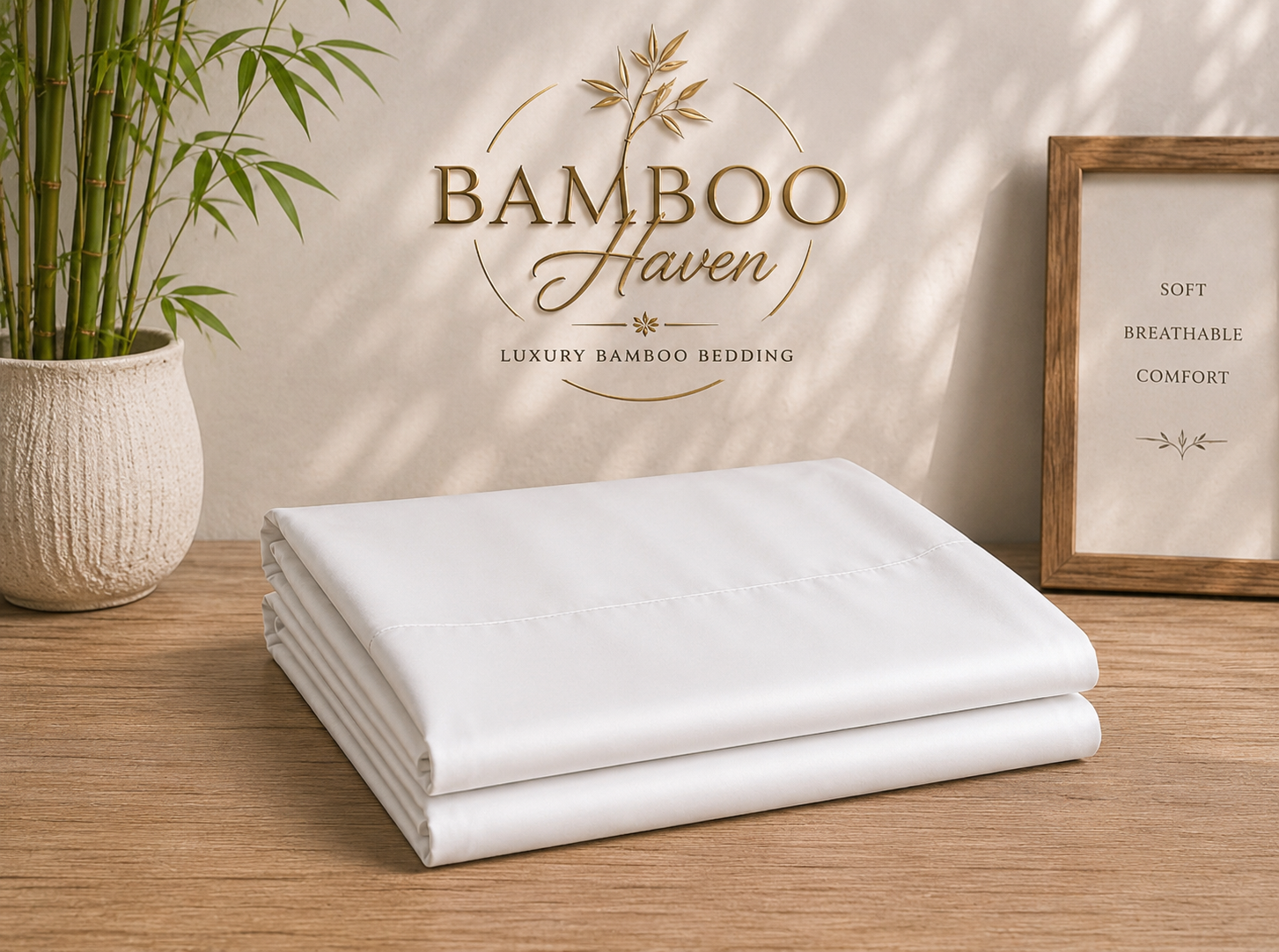 Luxury Bamboo Viscose Deep Fitted Sheet