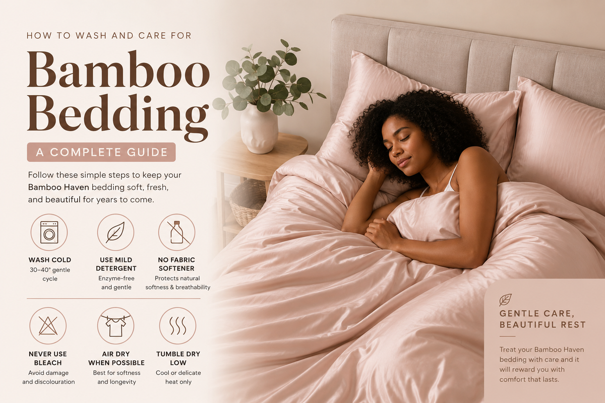 How to Wash and Care for Bamboo Bedding: A Complete Guide