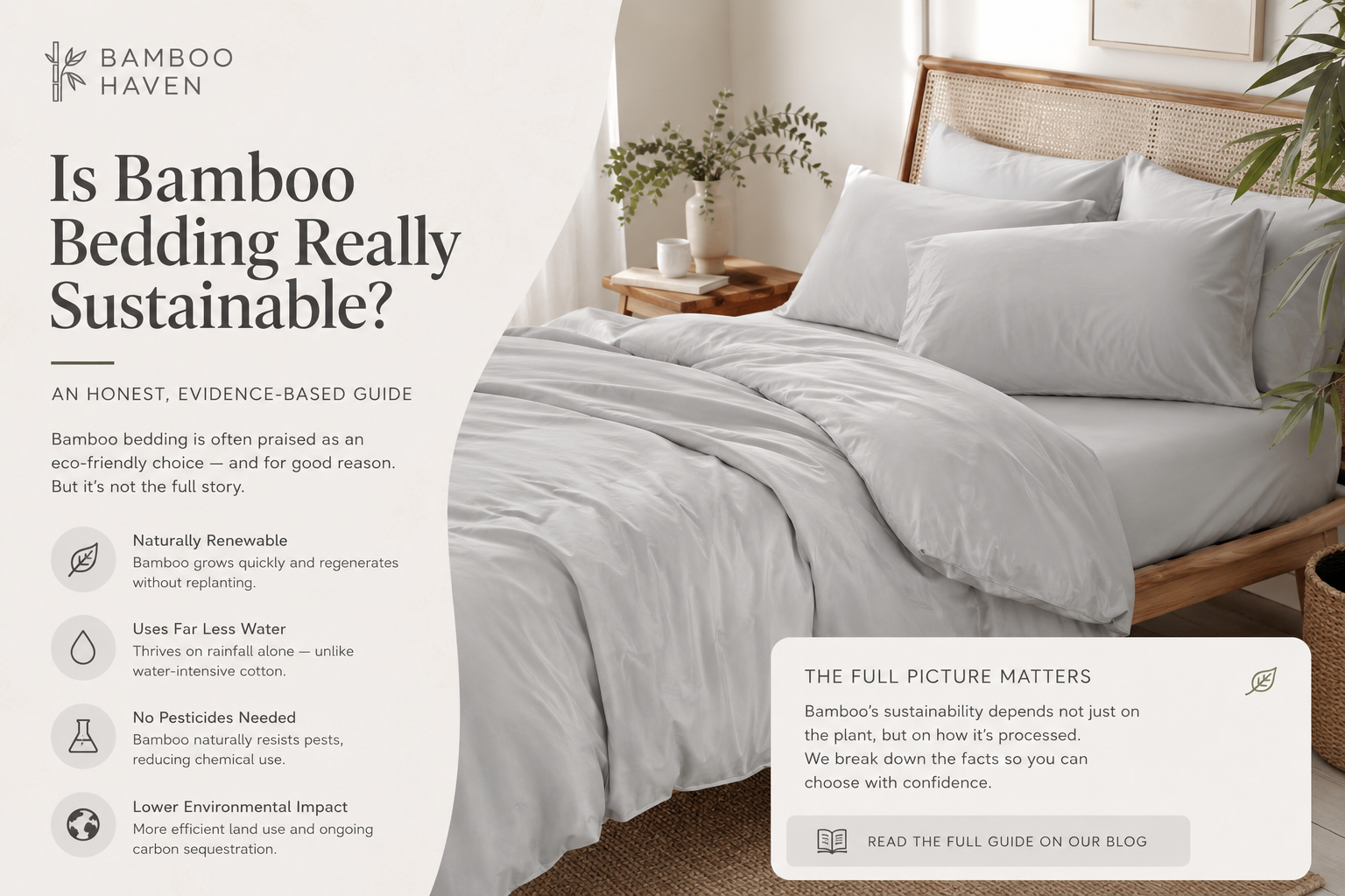 Is Bamboo Bedding Really Sustainable? An Honest, Evidence-Based Guide