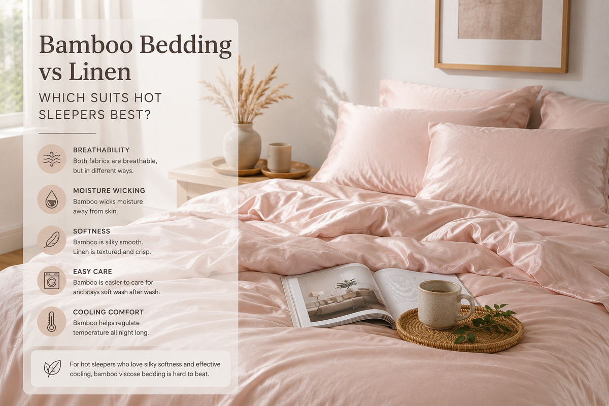 Bamboo Bedding vs Linen: Which Suits Hot Sleepers Best?