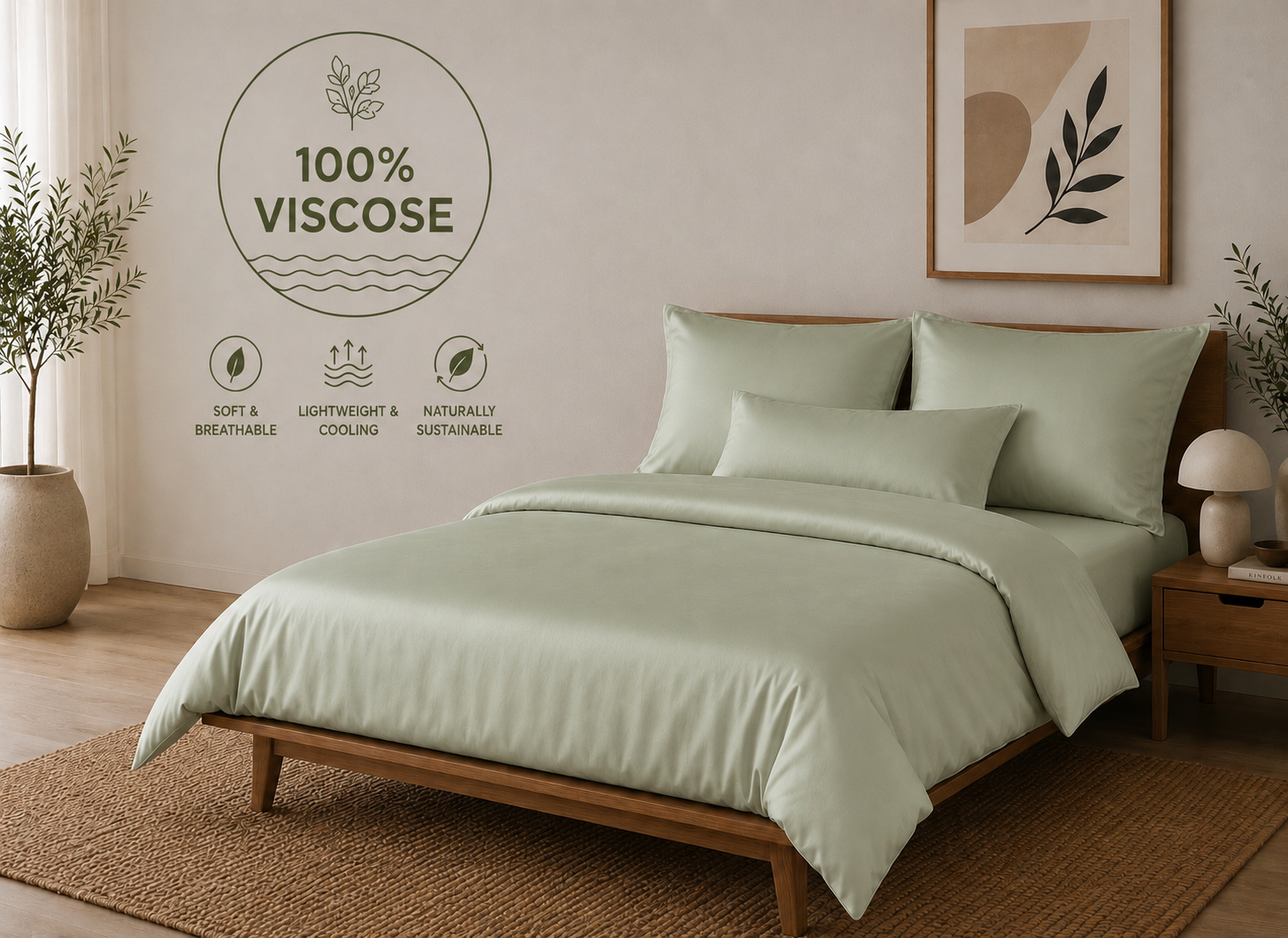 Luxury Bamboo Viscose Duvet Cover