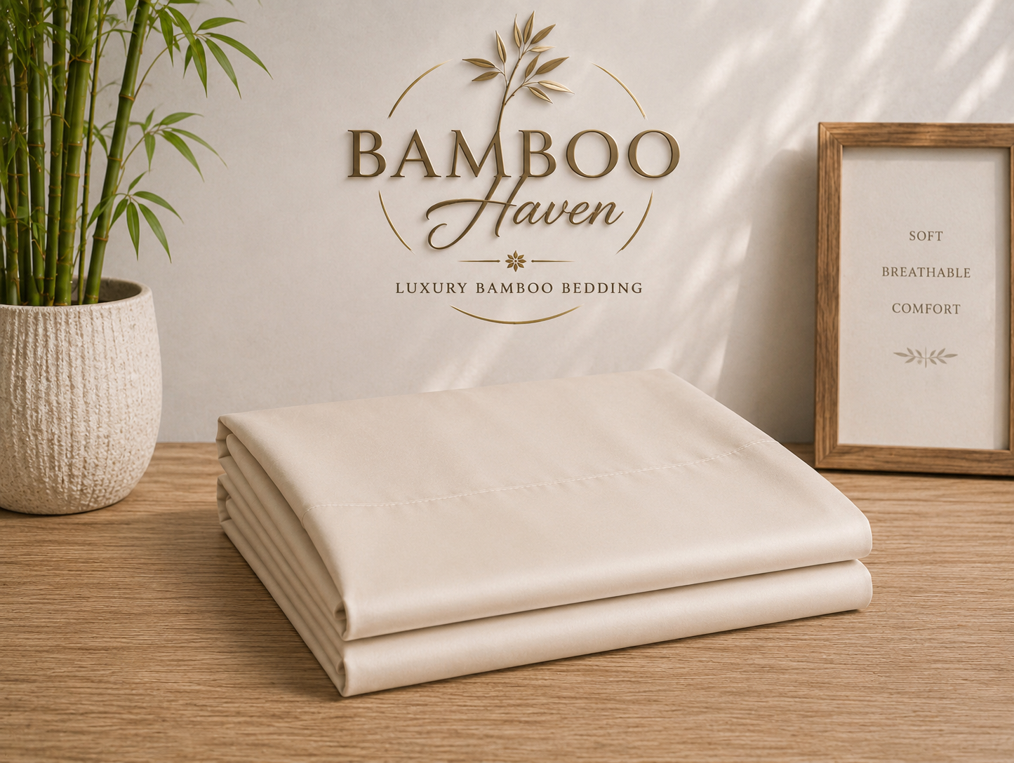 Luxury Bamboo Viscose Deep Fitted Sheet