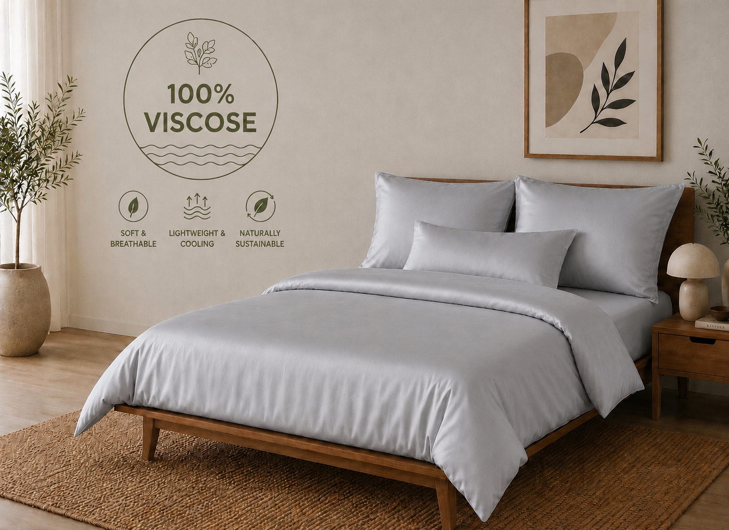Luxury Bamboo Viscose Duvet Cover